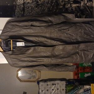 NWT WOMEN'S LEATHER JACKET BANANA REPUBLIC Large Excellent Condition